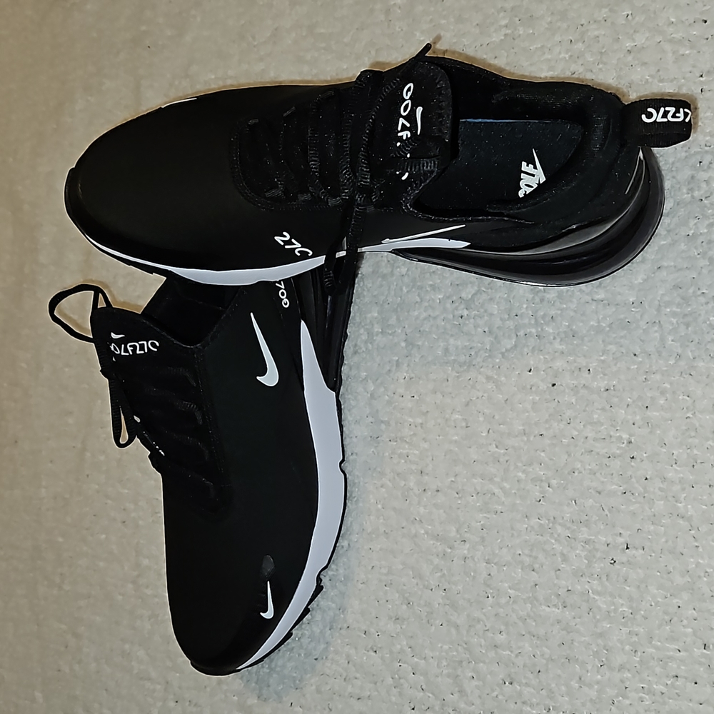 Nike Air Max 270 Golf Black White WHITE CK6483-001 Shoes Sneakers Size 11.5